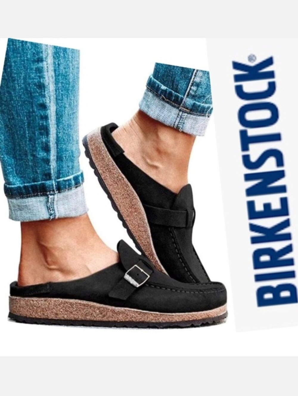 Birkenstock Buckley Black Slip On Clog Shoe 37 - Picture 15 of 15
